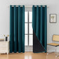Anytime 100% Blackout Curtain 2 Panels Set, Thermal Insulated Window Drapes by Anytime