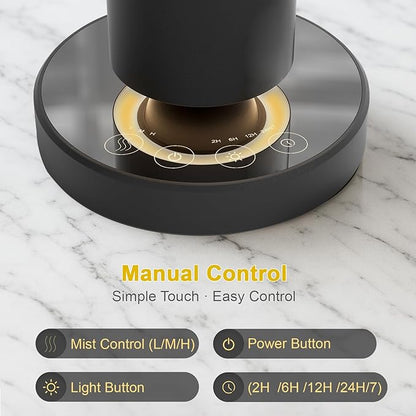 Waterless Diffuser, 1500 Sq Ft, Ring Ambient Light, Rechargeable Wireless - Image 2