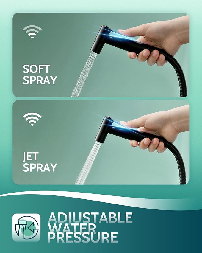 Handheld Toilet Bidet Sprayer for Toilet-Adjustable Water Pressure Control - Image 4