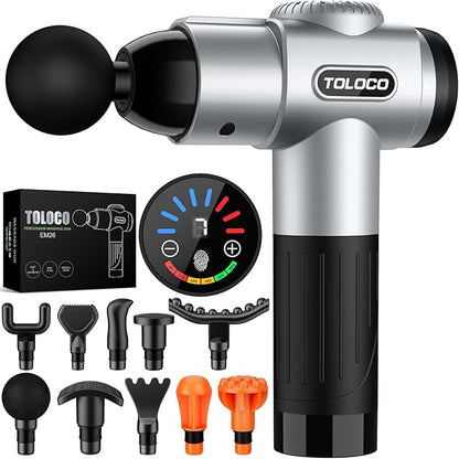 TOLOCO Massage Gun, Muscle Massage Gun Deep Tissue by TOLOCO