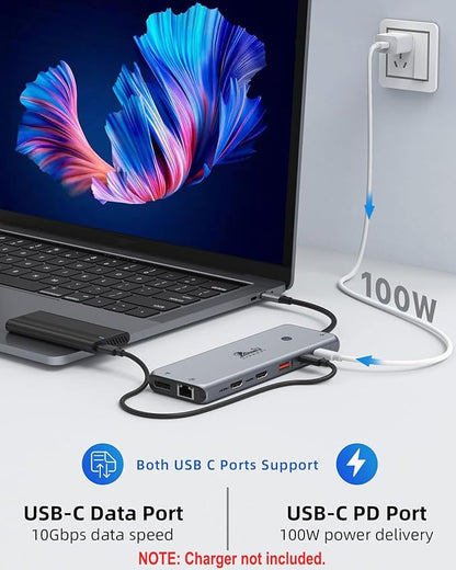 13 in 1 USB C Docking Station - Image 5