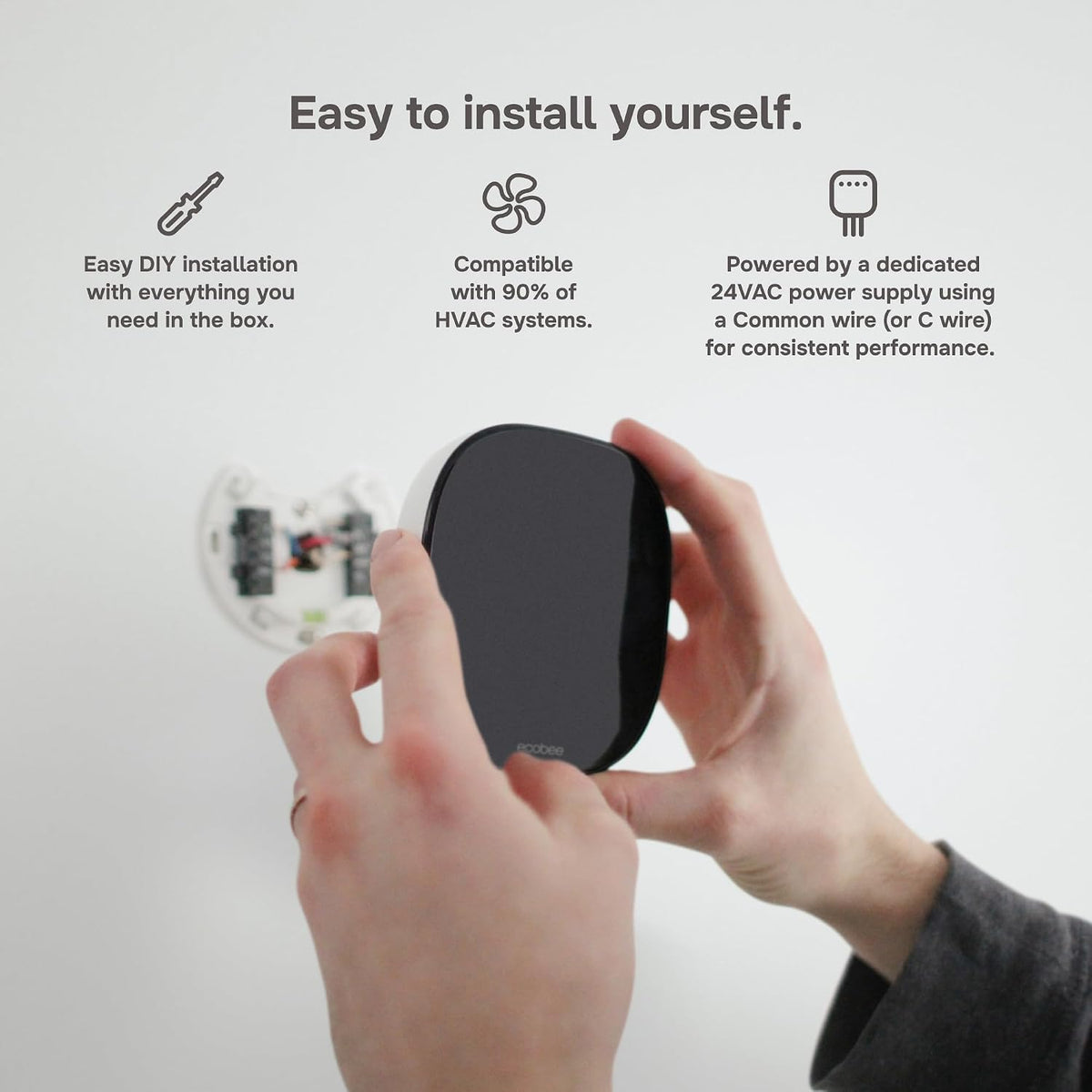 ecobee Smart Thermostat Enhanced, Programmable Wifi Thermostat