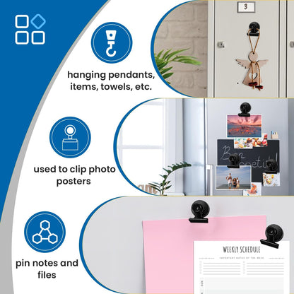 DIYMAG Magnetic Clips,20pack Fridge Refrigerator Magnets for Photos Holders | Heavy Duty Decorative Clip magnets,for Photo Frames,Cruise,Home,Office,Pictures,Whiteboard and Classroom Decoration Gifts