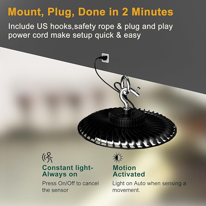 ACOHOOK Smart 320W LED High Bay Light - Image 7
