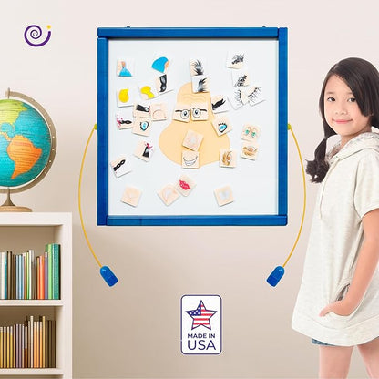 Magnetic Toddler Activity Wall Panel Toy – Interactive Wall Busy Board – - Image 5