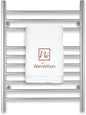 Heated Towel Rack, 10-Bar Wall-Mounted Electric Towel Warmer, Polished by WarmlyYours