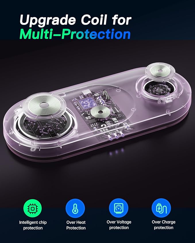 Upgraded 3 in 1 Wireless Charging Station - Image 4