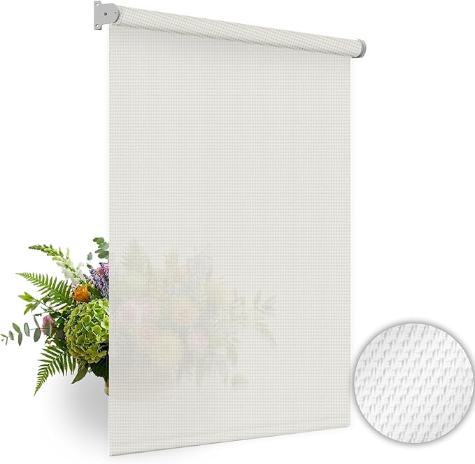 HILADUO Customized Solar Screen Roller Shade Blinds - Image 5