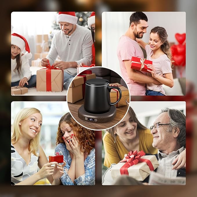 Coffee Mug Warmer & Mug Set for desk, Smart Auto Shut Off Electric Cup Warmer - Image 6