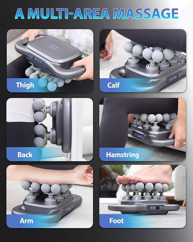 16-Head Massage Gun, Deep Tissue Percussion Massager - Image 6