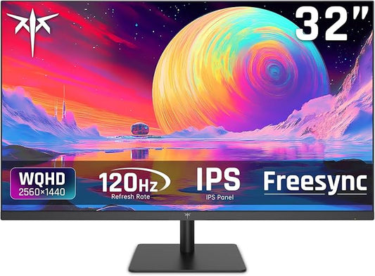KTC 32 Inch 2K 120Hz Computer Monitor, IPS QHD 2560 x 1440p Monitor by KTC