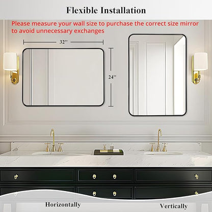 Fabuday Bathroom Mirror for Over Sink - Image 2