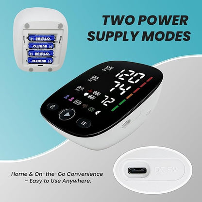 Upper Arm Electronic Blood Pressure Monitor, Blood Pressure Machine, - Image 4