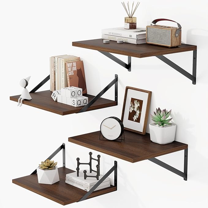 Heimlove 12 Inch Deep Floating Shelves by Heimlove
