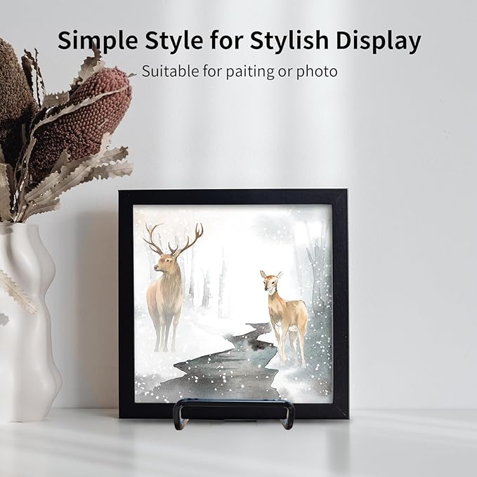 3 Pack 6 inch Metal Plate Stands - Image 5