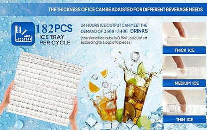 ROVSUN 550LBS/24H Commercial Ice Maker Machine - Image 2