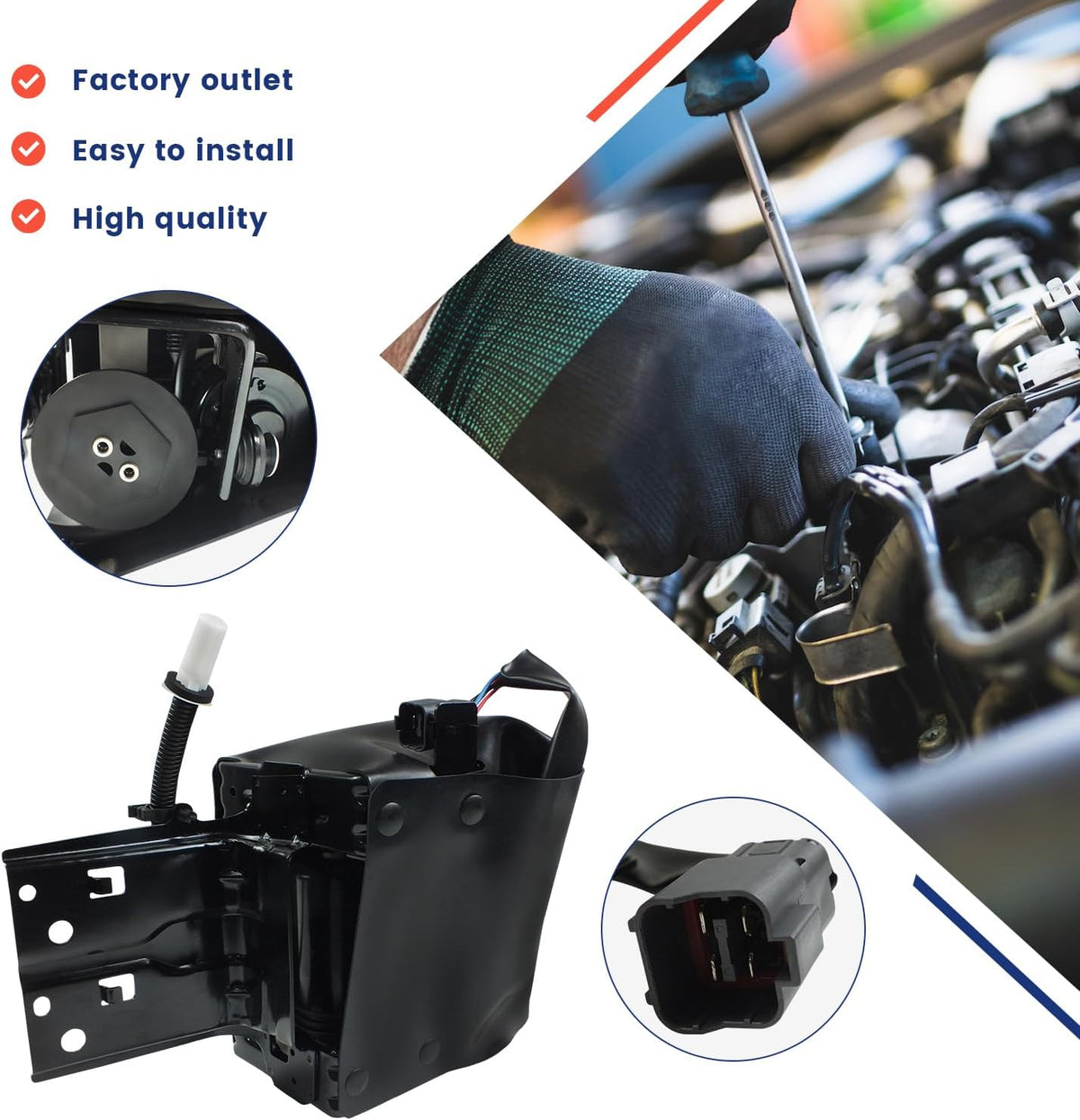 Air Suspension Compressor Pump Replacement for Nissan Armada 2017-2020 Infini...