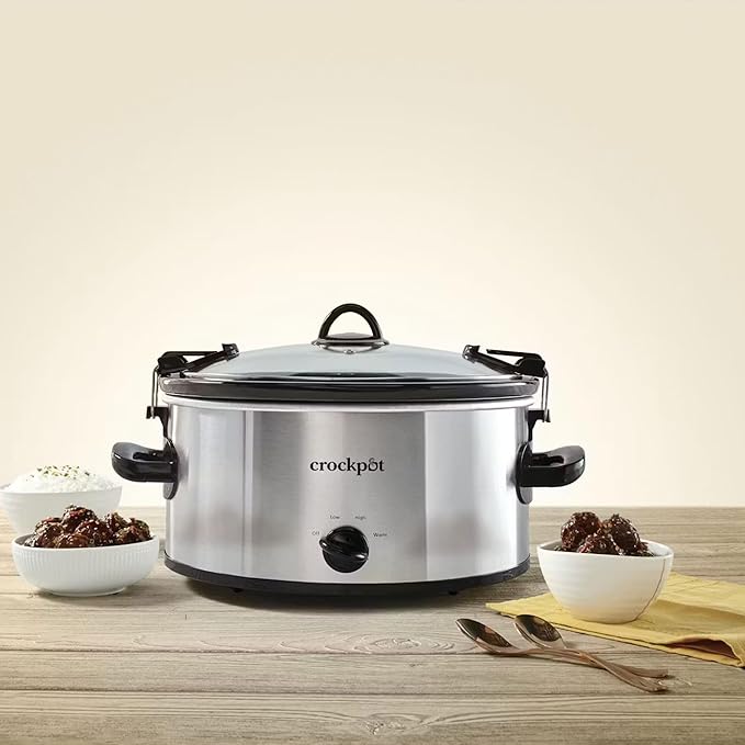 Crock-Pot SCCPVL600S Cook' N Carry 6-Quart Oval Manual Portable Slow Cooker - Image 2