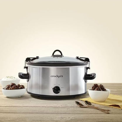 Crock-Pot SCCPVL600S Cook' N Carry 6-Quart Oval Manual Portable Slow Cooker - Image 2