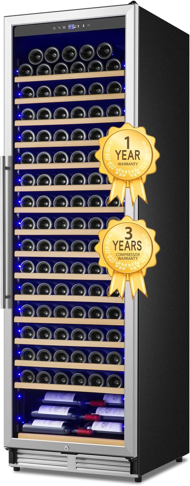 Upgraded 24 Inch Wine Cooler Refrigerator, 190 Bottles Wine Fridge by Velivi-SpecialistinFridge