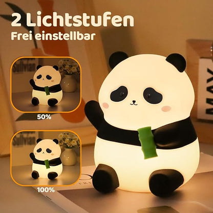 Rytinazzz Panda Night Light, 50-Hour Battery & Pat-to-Change Brightness - Image 2