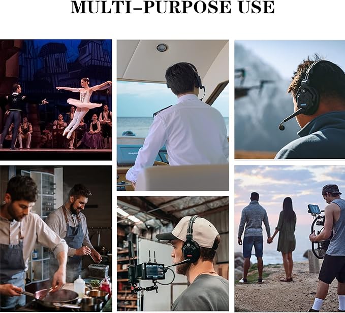 Hollyland Solidcom C1 2 Users 1100ft Full-Duplex Wireless Headset Intercom - Image 8