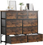 LUMTOK 10-Drawer Dresser, Fabric Storage Dressers by LUMTOK