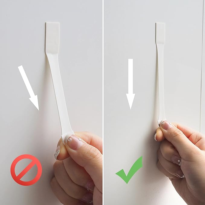 Medium Clear Wall Hooks, 18 Hooks+24 Removable Strips, Wire Hooks - Image 4