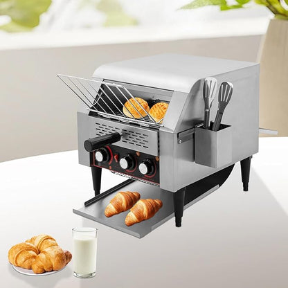 Commercial Conveyor Toaster, 1900W Heavy-duty Toasters - Image 2