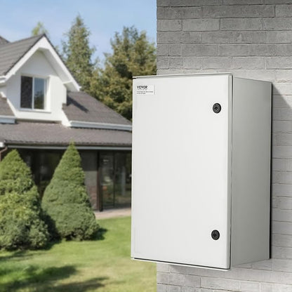 VEVOR Fiberglass Enclosure 23.6 x 15.7 x 9.1 Electrical Enclosure Box NEMA 3X - Image 8