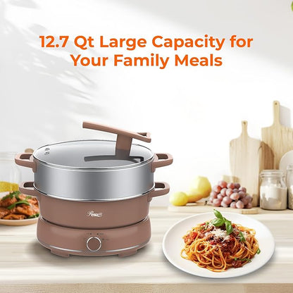 Rosewill 12.7 QT Electric Hot Pot Slow Cooker - Image 3