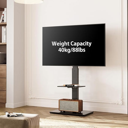 FITUEYES Swivel Floor TV Stand - Image 3