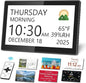 10.1" Large Digital Clock with Date and Day by Mesqool