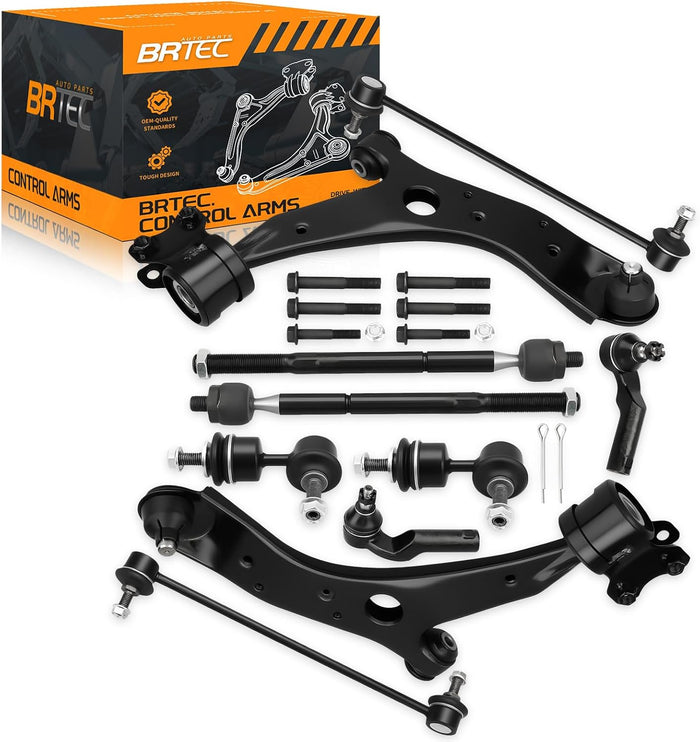 10 Pcs Front Lower Control Arm Kit for Mazda 3