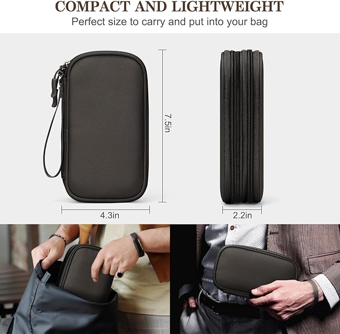 FYY Electronic Organizer, Travel Cable Organizer Bag Pouch Electronic - Image 2