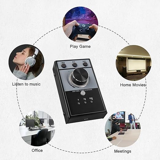 XMSJSIY USB Volume Knob Controller Multimedia Computer Sound Controller - Image 5
