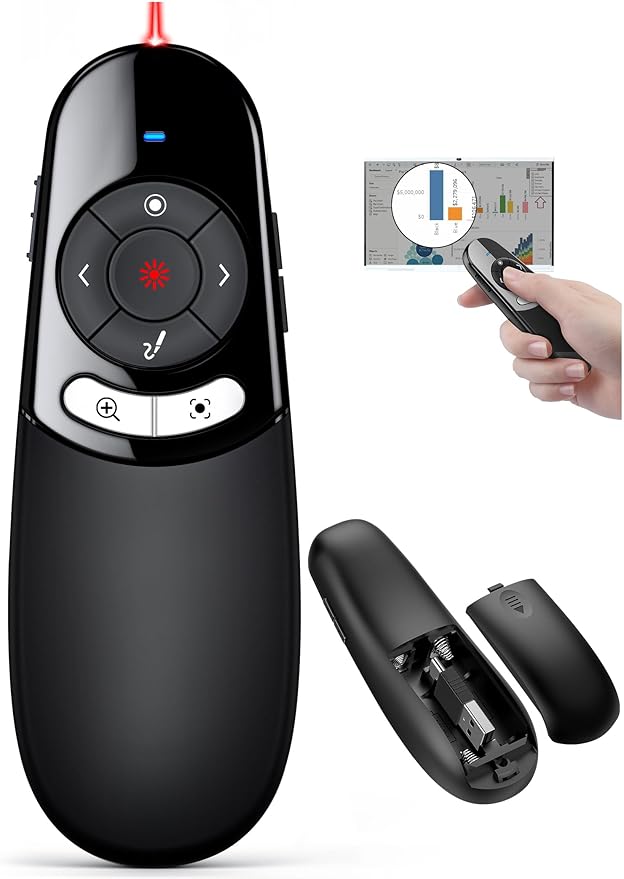 Physical and Digital Pointer Presentation Clicker by DINOSTRIKE