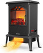 ROVSUN 22.4" H Electric Fireplace Stove, 1000W/1500W Freestanding Electric by ROVSUN