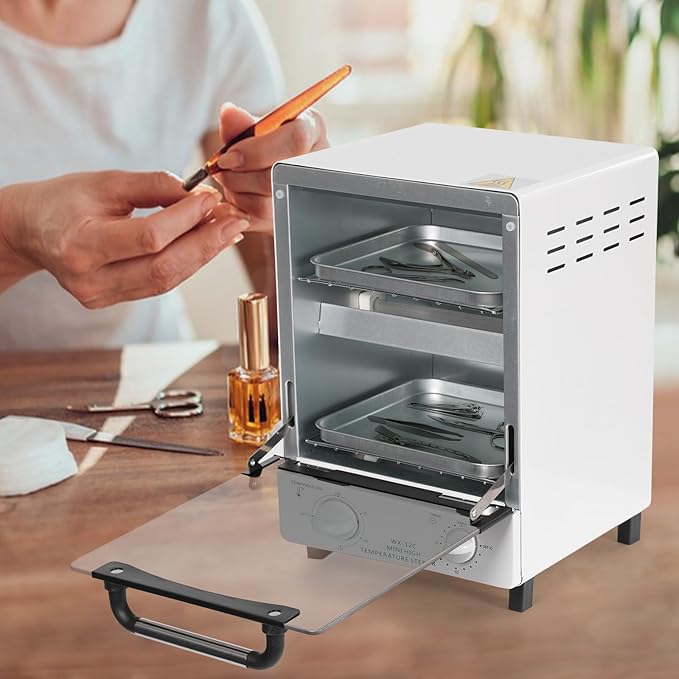 1000w High Temperature Sterilizer, 12l Multifunctional Sterilizer W/2* Trays - Image 6