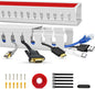 Cable Duct Management Raceway Kit, 31.4" Server Rack Management, Hide Network by Aocii