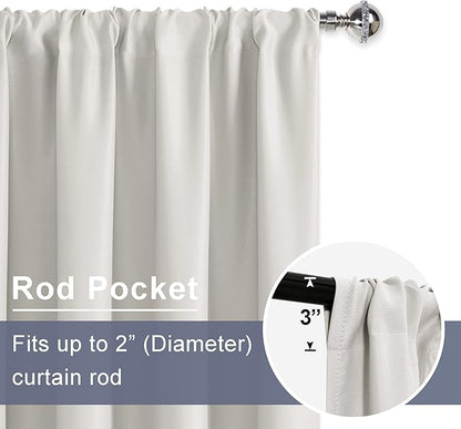 JIUZHEN Blackout Curtains for Bedroom - Image 5