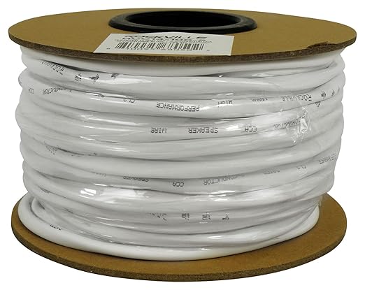 Rockville RCC14-100-2 14 AWG 100ft CCA Speaker Wire, CL2 Rated, in-Wall Ceiling by Rockville