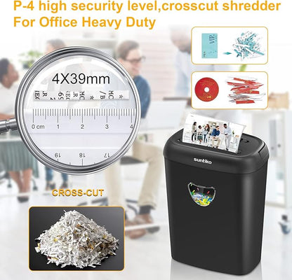 14 Sheet Cross Cut Paper Shredder - Image 3