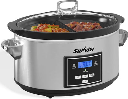 Sunvivi 6 Quart Programmable Slow Cooker by WeGetLife