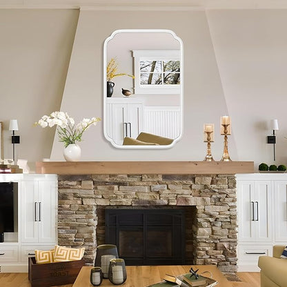 White Bathroom Mirror for Wall 20×30 Inch - Image 7