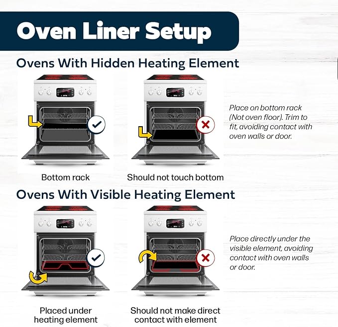 Cooks Innovations MADE IN USA Non-Stick Oven Protector Mat - Image 8