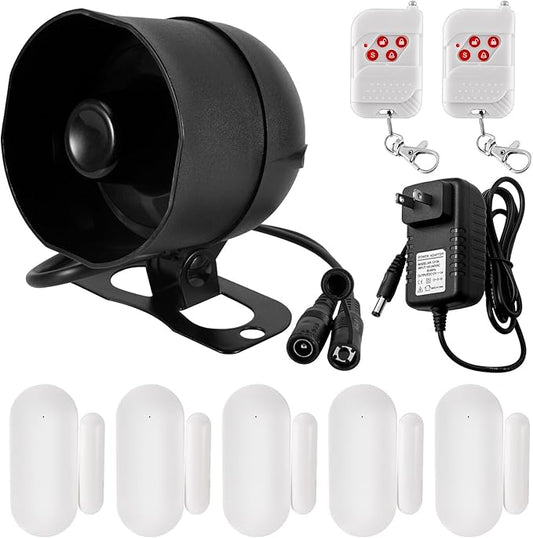 KERUI WiFi Home Security Alarm System 8-Piece kit Door Alarm System DIY Siren by KERUI