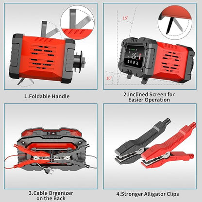 YONHAN Battery Charger 20A 12V/24V LiFePO4 Lead Acid Fully Automatic Battery - Image 8