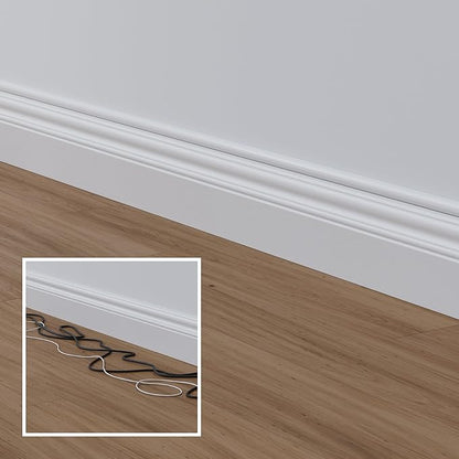 D-Line Half Round Cord Hider, Patented Cable Cover, Hide TV Wall Mount Wires - Image 4
