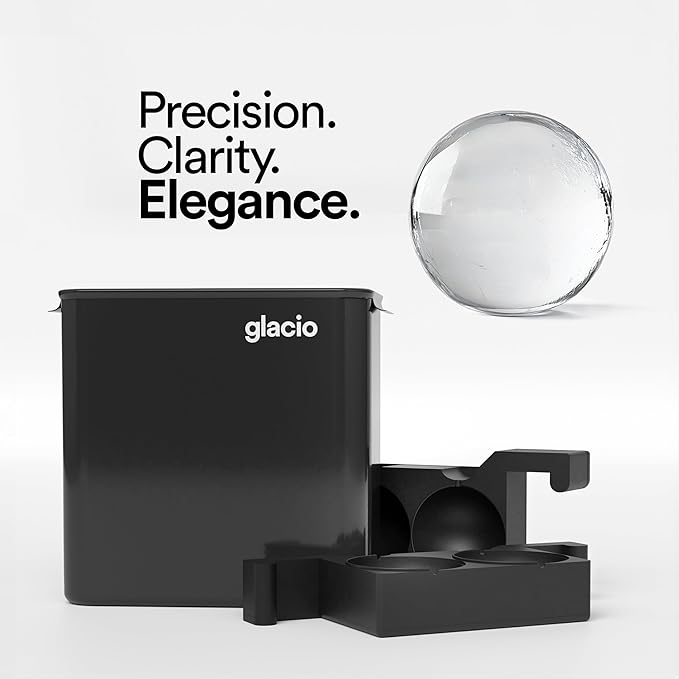 Clear Ice Maker Set – Crystal Clear Ice Ball & Cube Molds - Image 5